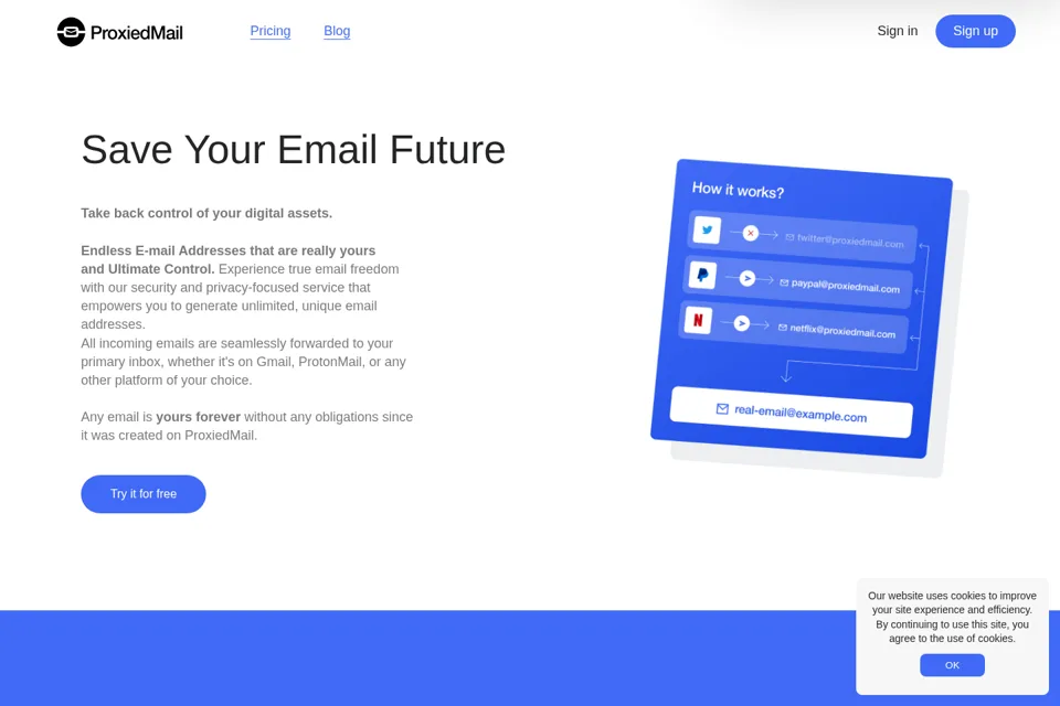 Landing page preview
