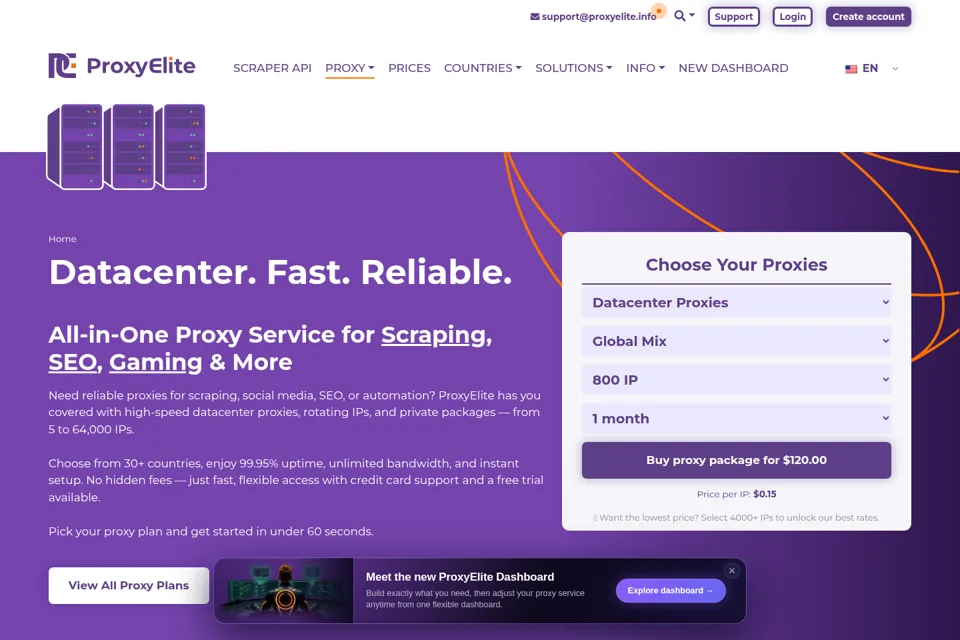 Landing page preview
