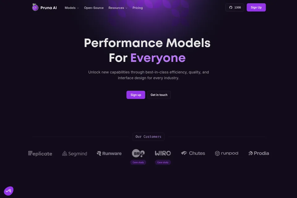 Landing page preview