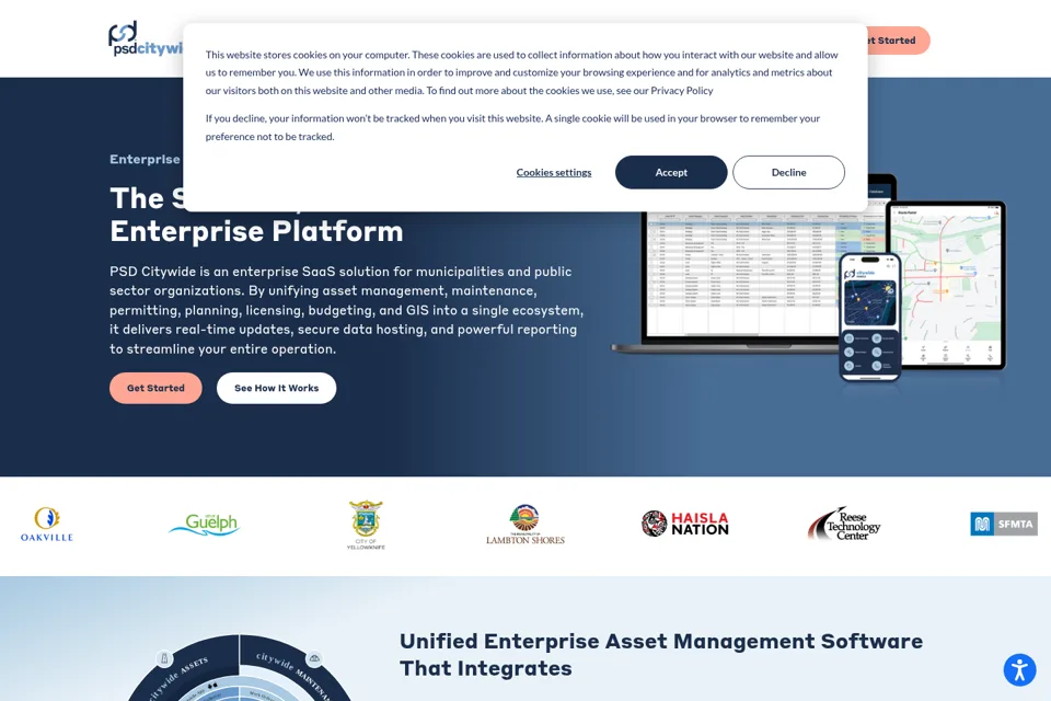 Landing page preview