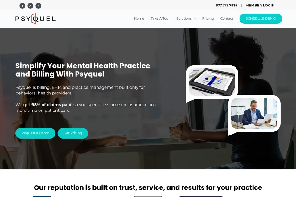 Landing page preview