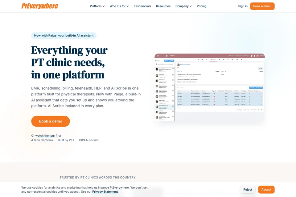 Landing page preview
