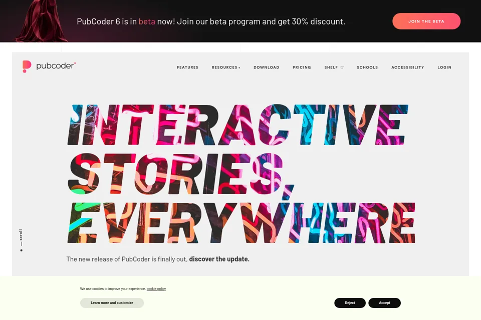 Landing page preview