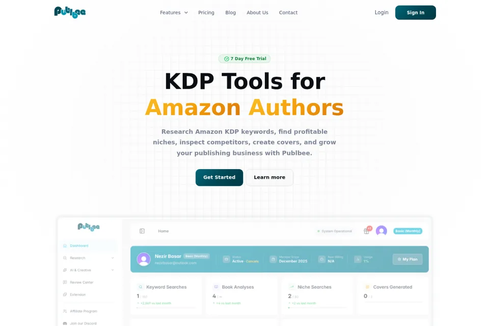 Landing page preview