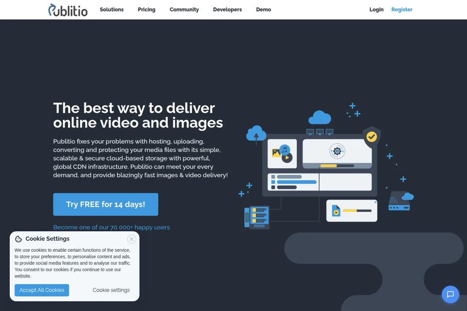 Landing page preview