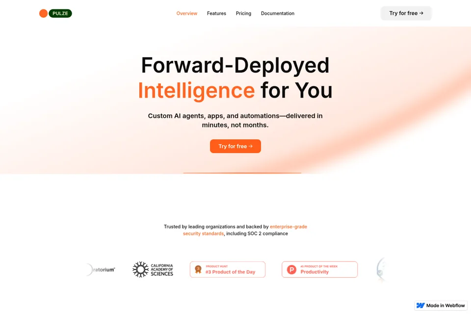 Landing page preview