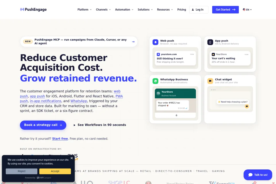 Landing page preview