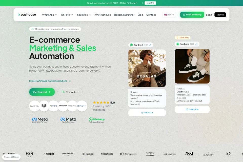 Landing page preview