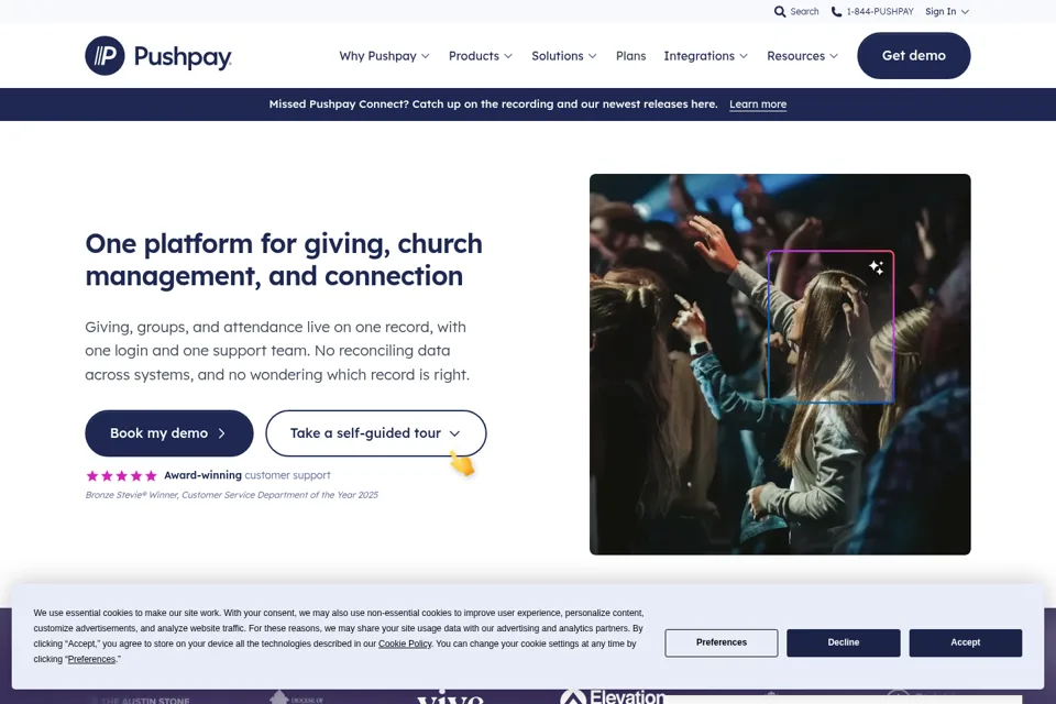 Landing page preview