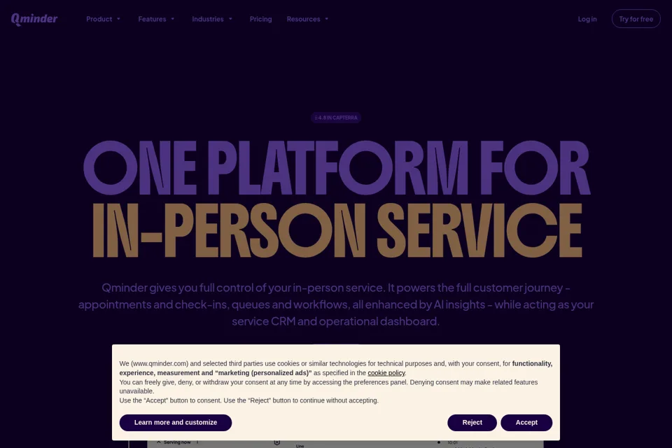 Landing page preview