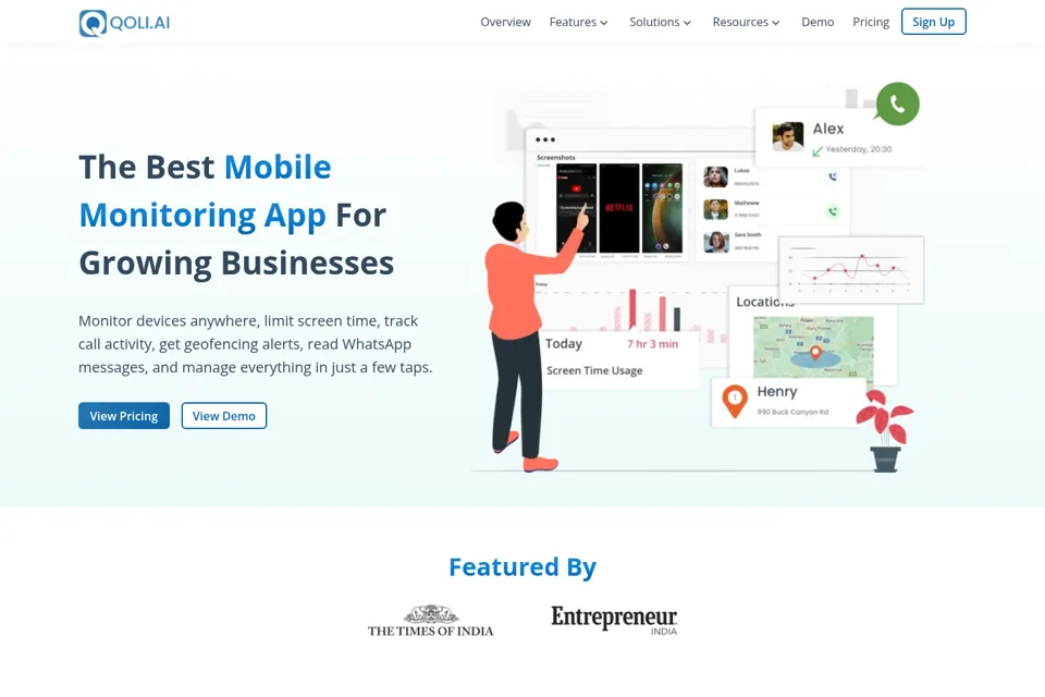 Landing page preview