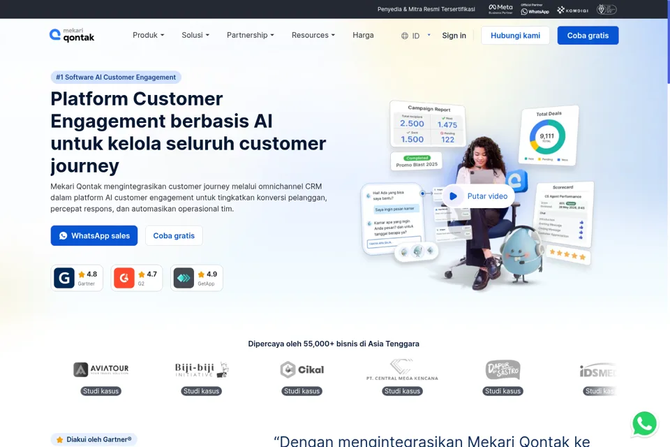 Landing page preview