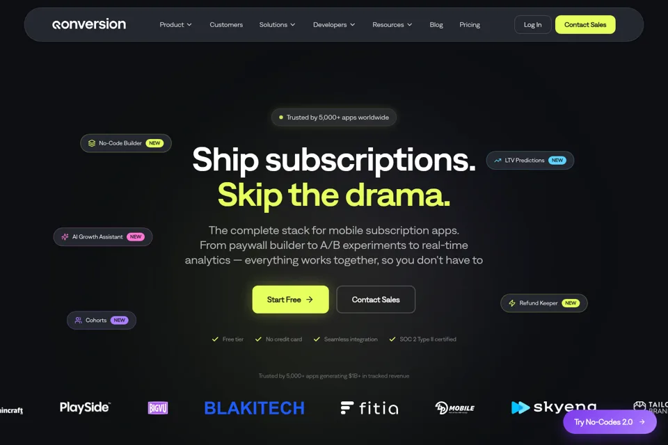 Landing page preview
