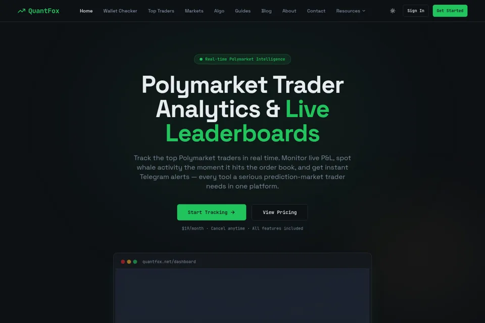 Landing page preview