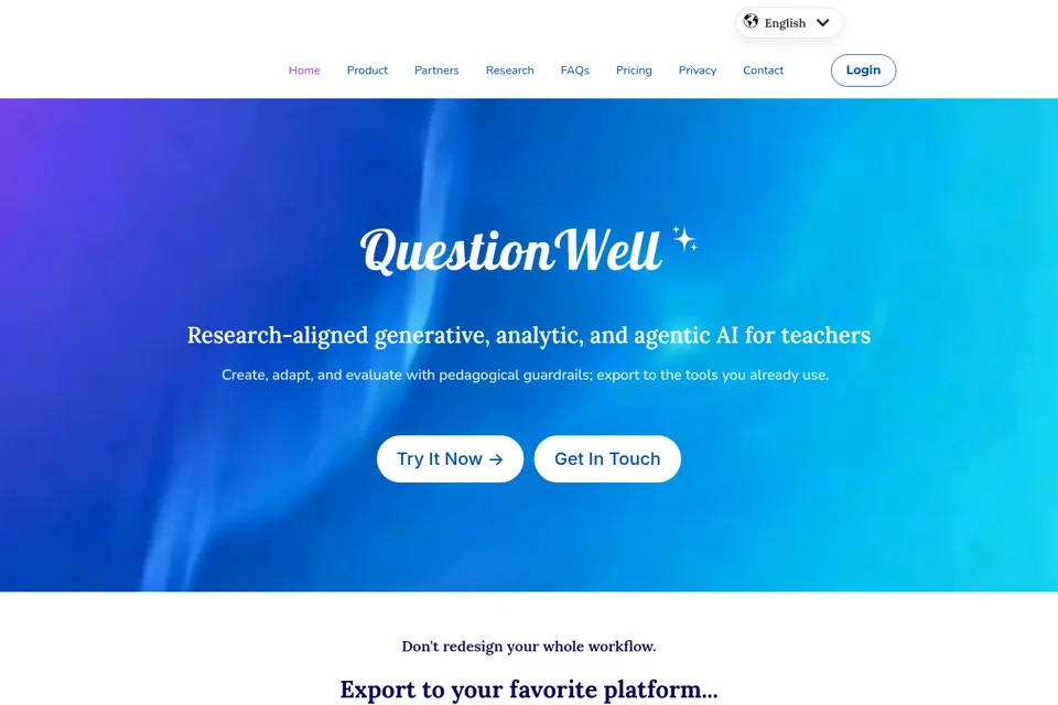 Landing page preview