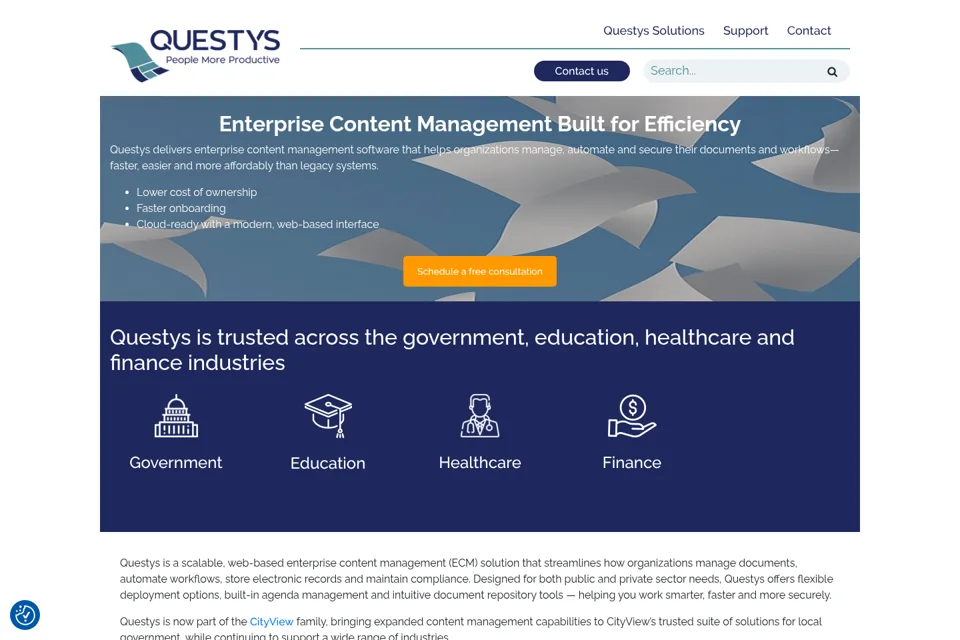 Landing page preview
