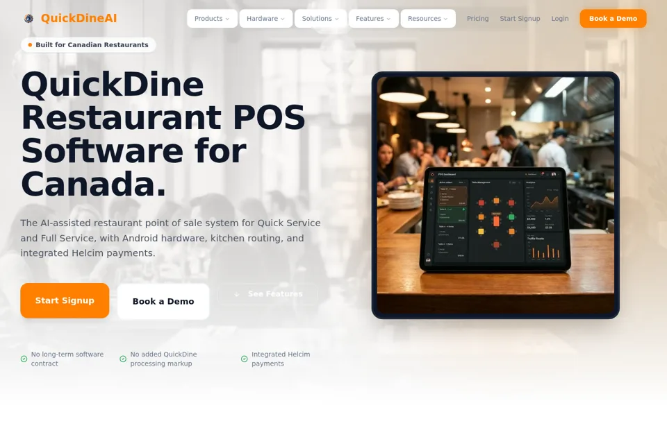 Landing page preview