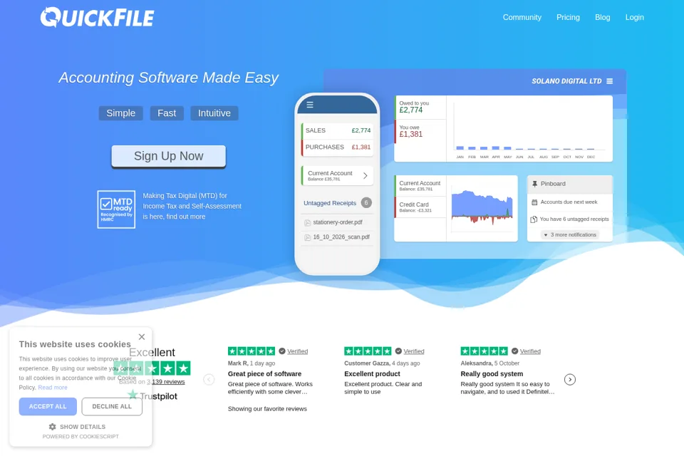 Landing page preview
