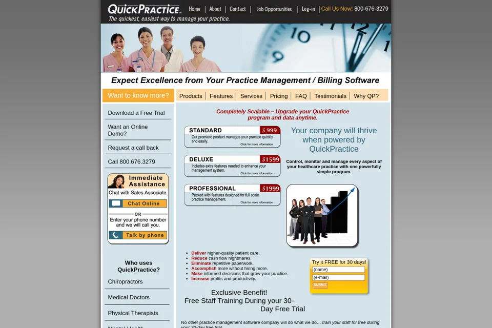 Landing page preview
