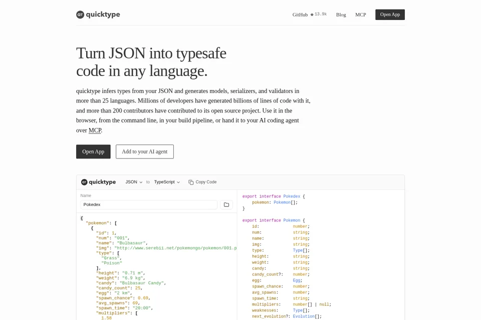Landing page preview