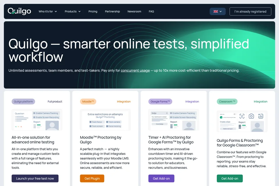 Landing page preview