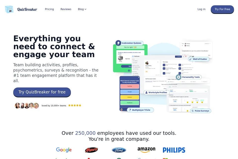 Landing page preview