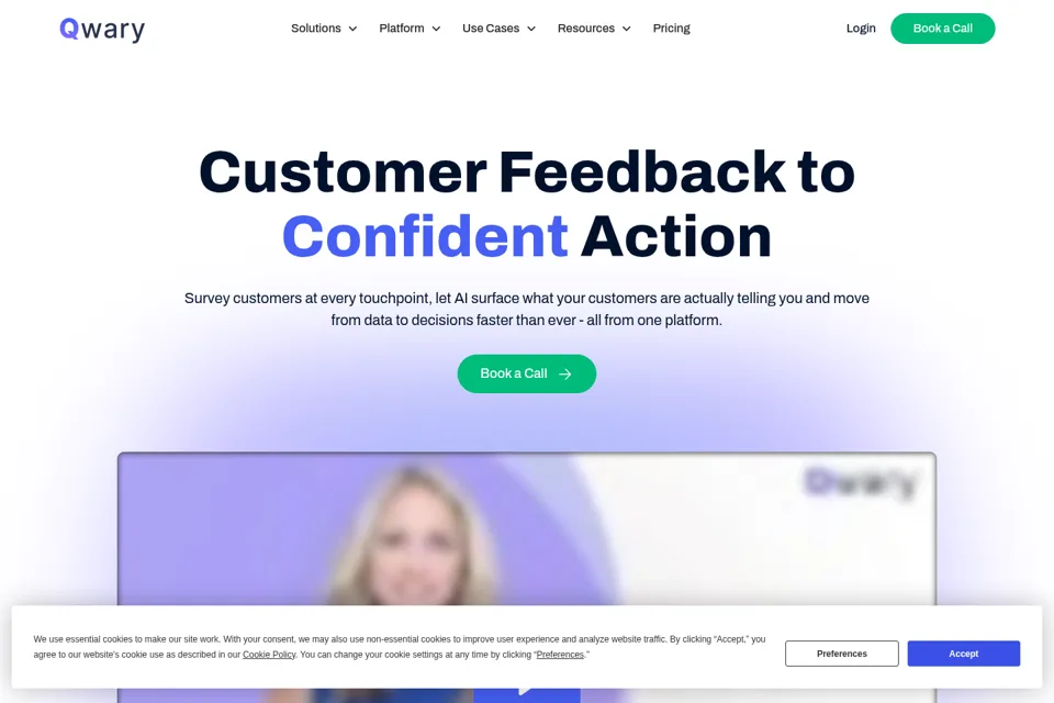 Landing page preview