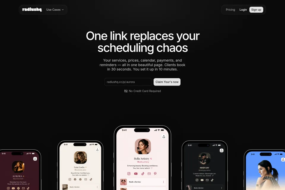 Landing page preview