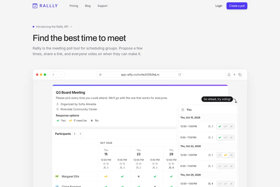 Landing page preview