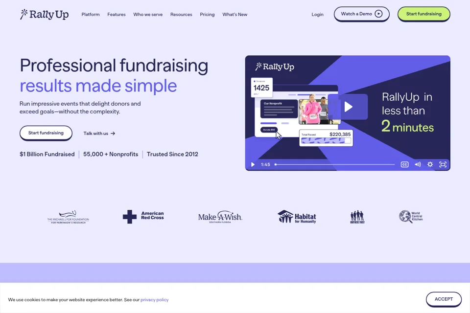 Landing page preview