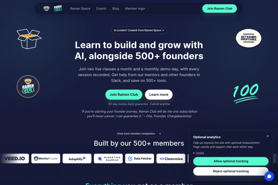 Landing page preview