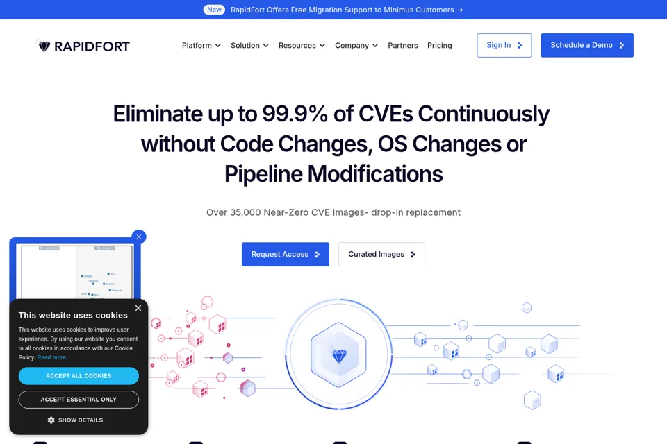 Landing page preview