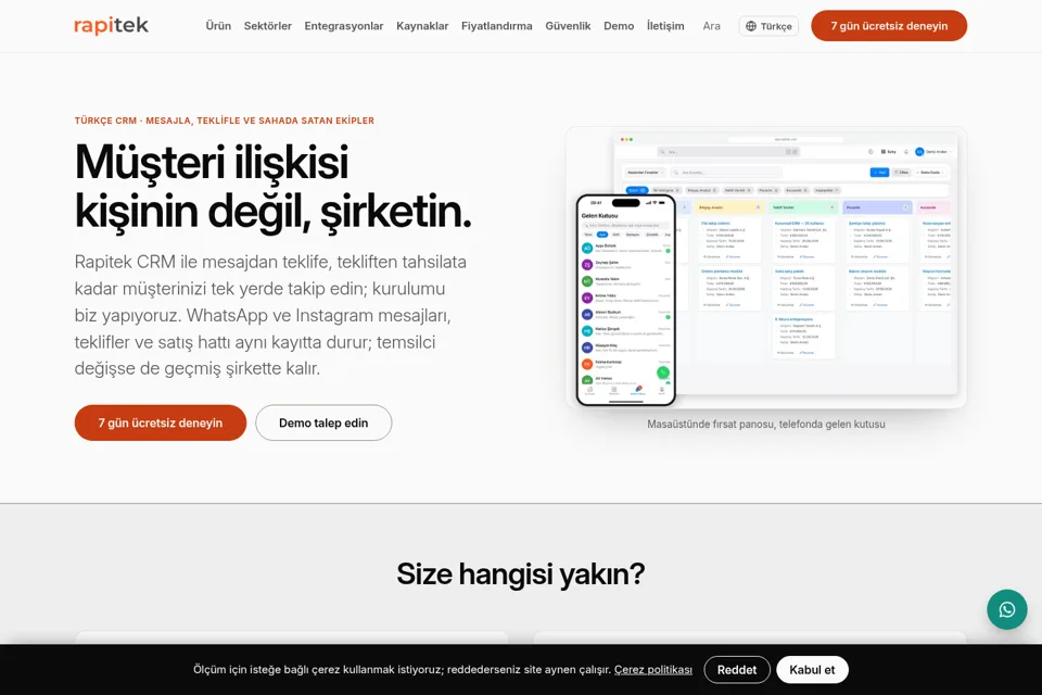Landing page preview