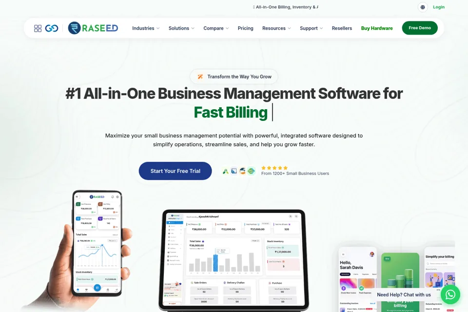 Landing page preview