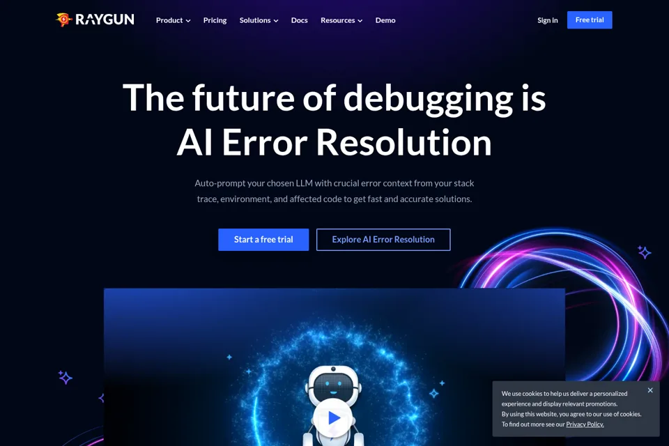 Landing page preview