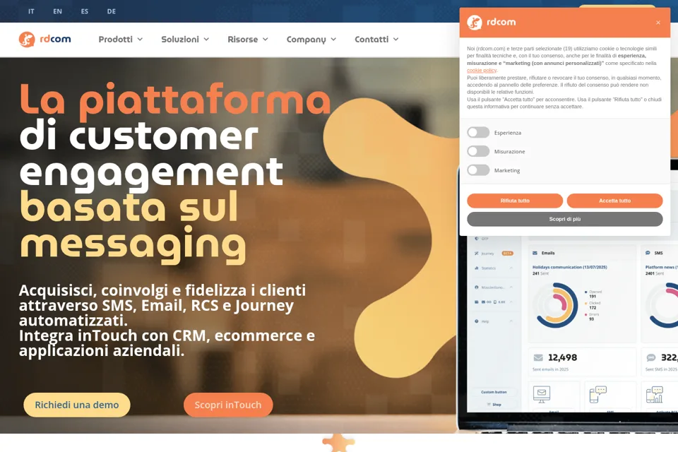 Landing page preview