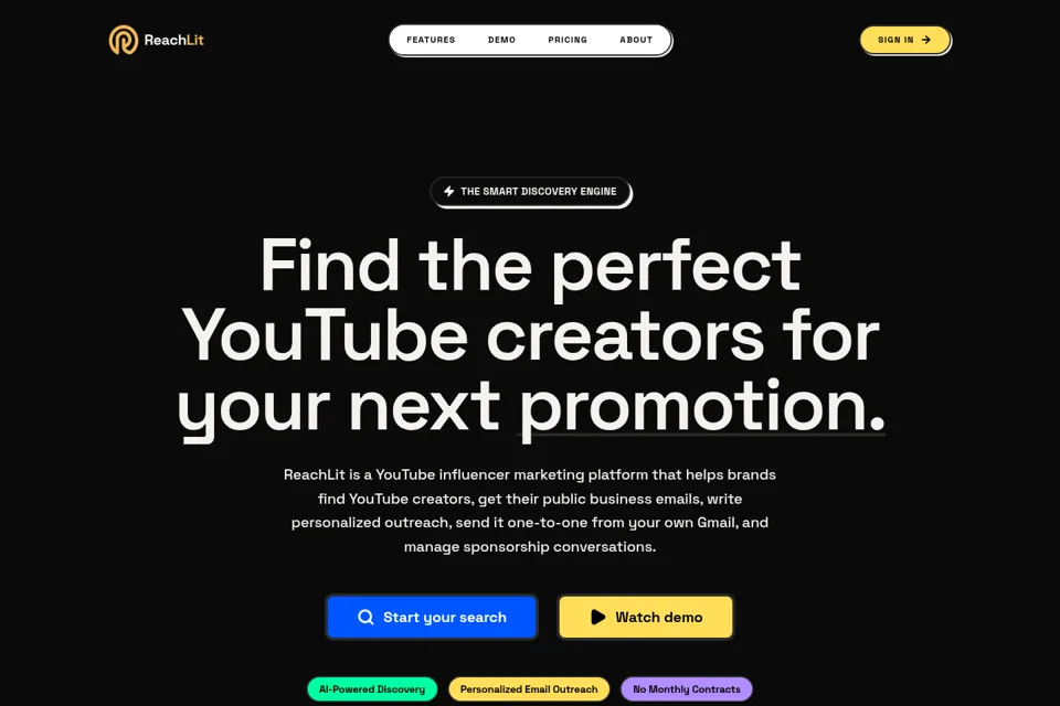 Landing page preview