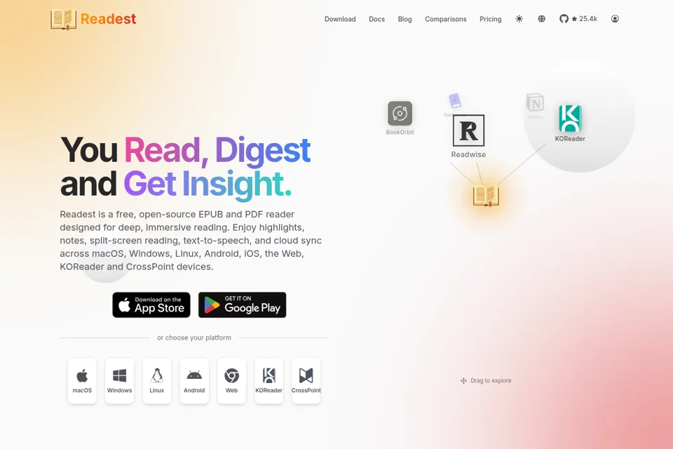 Landing page preview