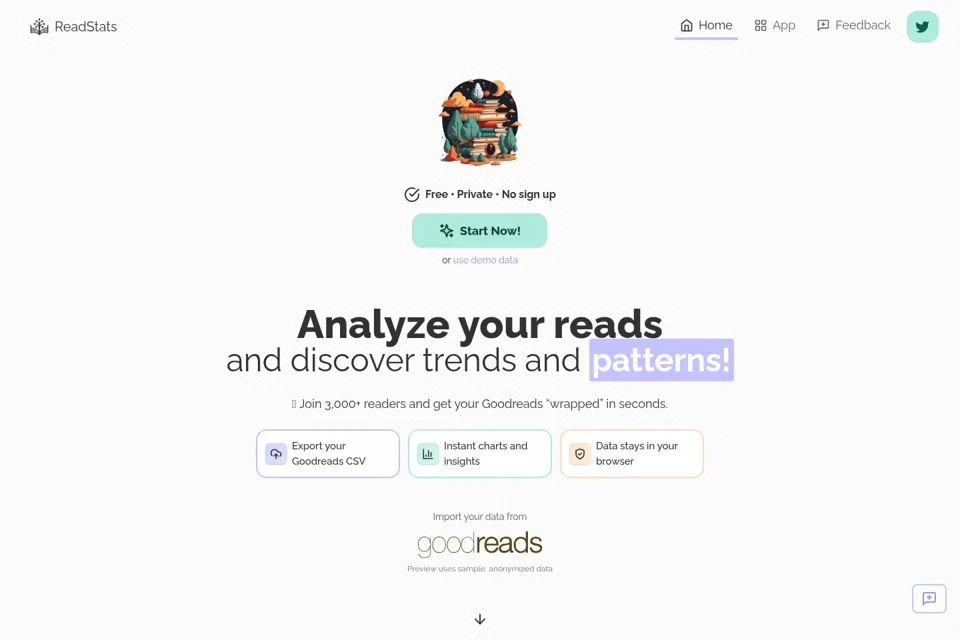 Landing page preview