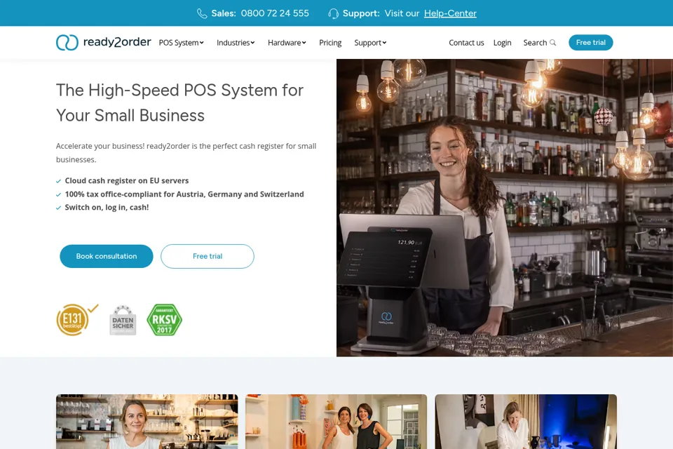 Landing page preview