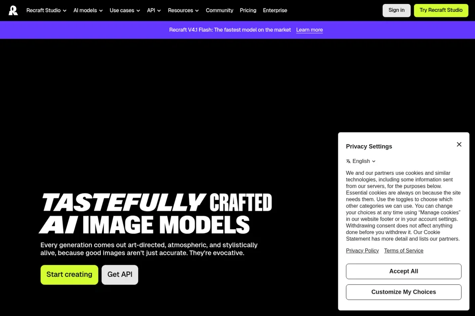 Landing page preview