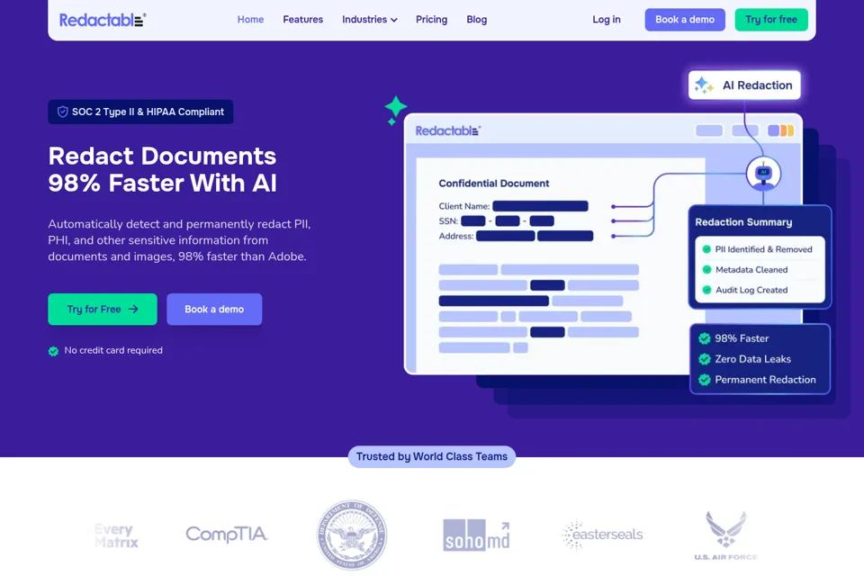 Landing page preview
