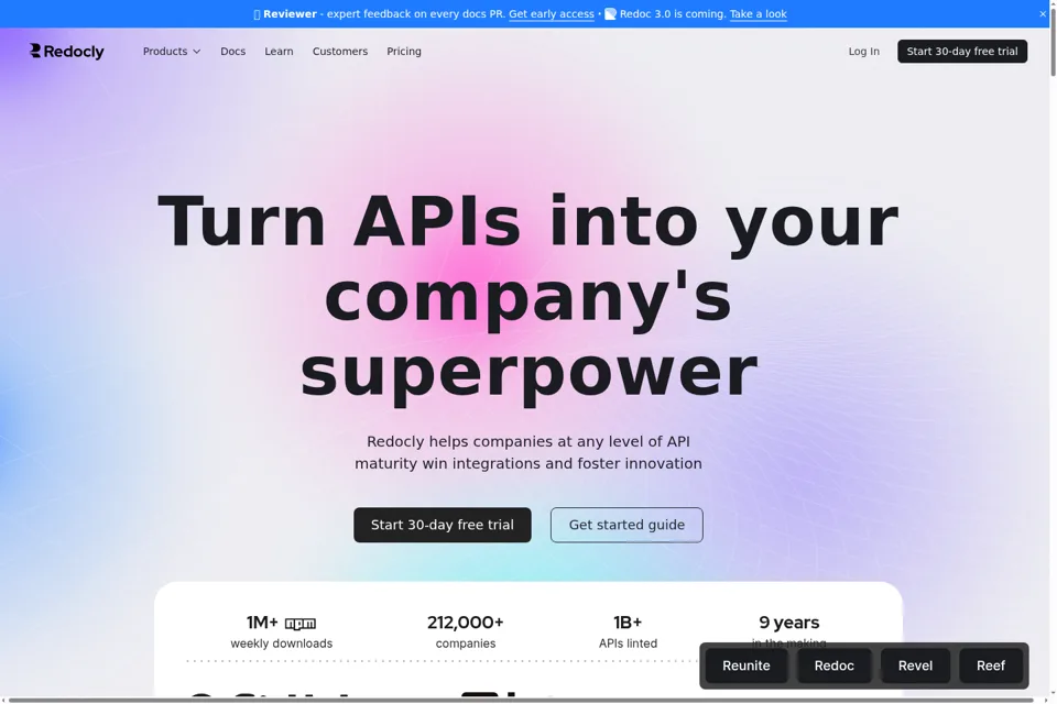 Landing page preview