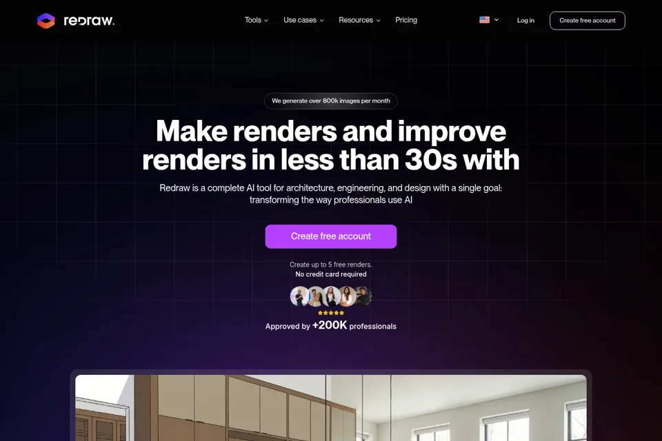 Landing page preview