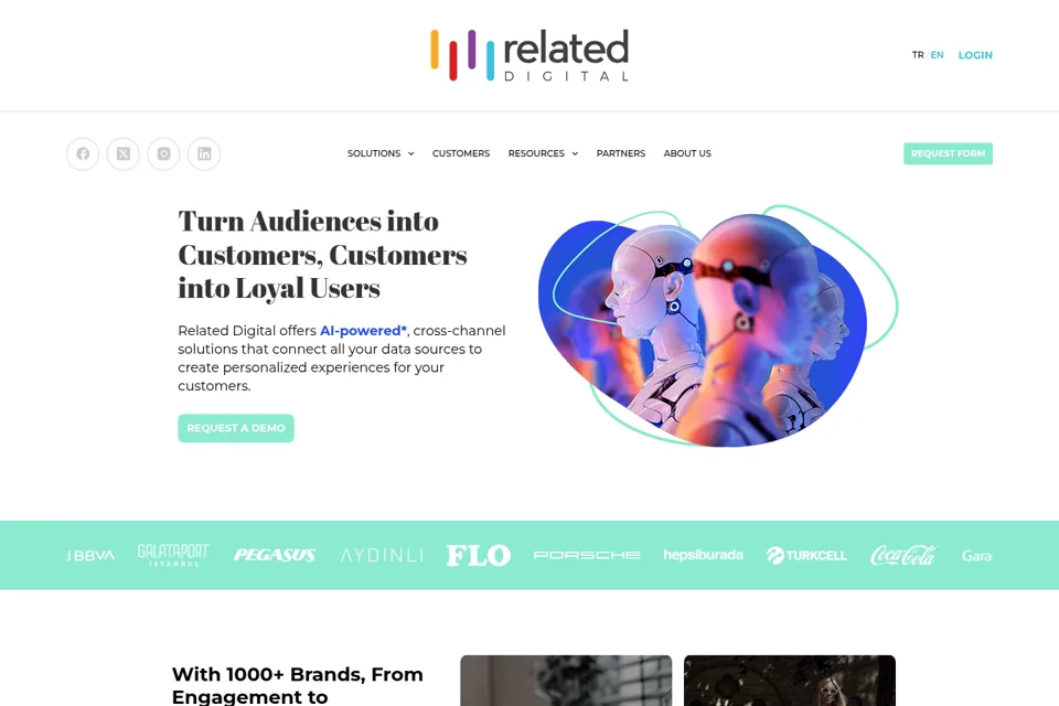 Landing page preview