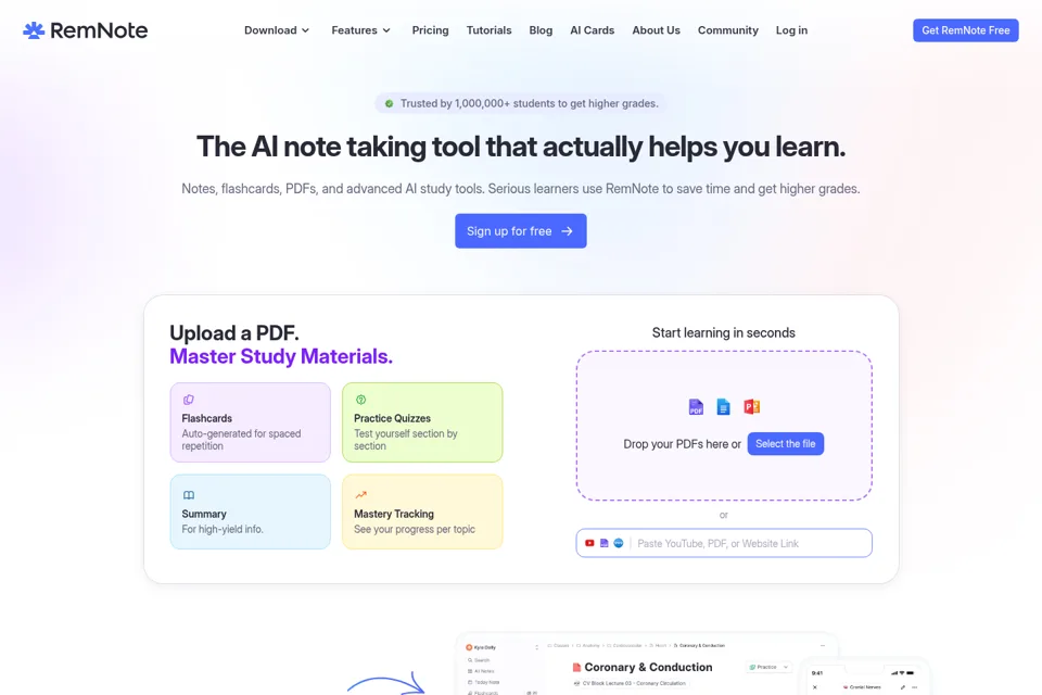Landing page preview