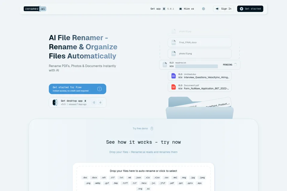 Landing page preview