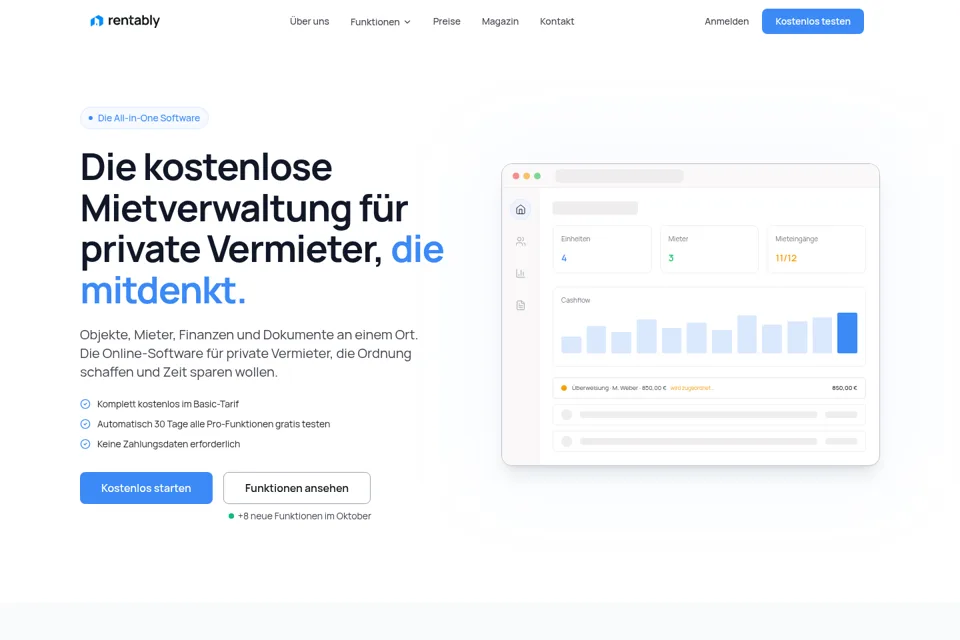 Landing page preview