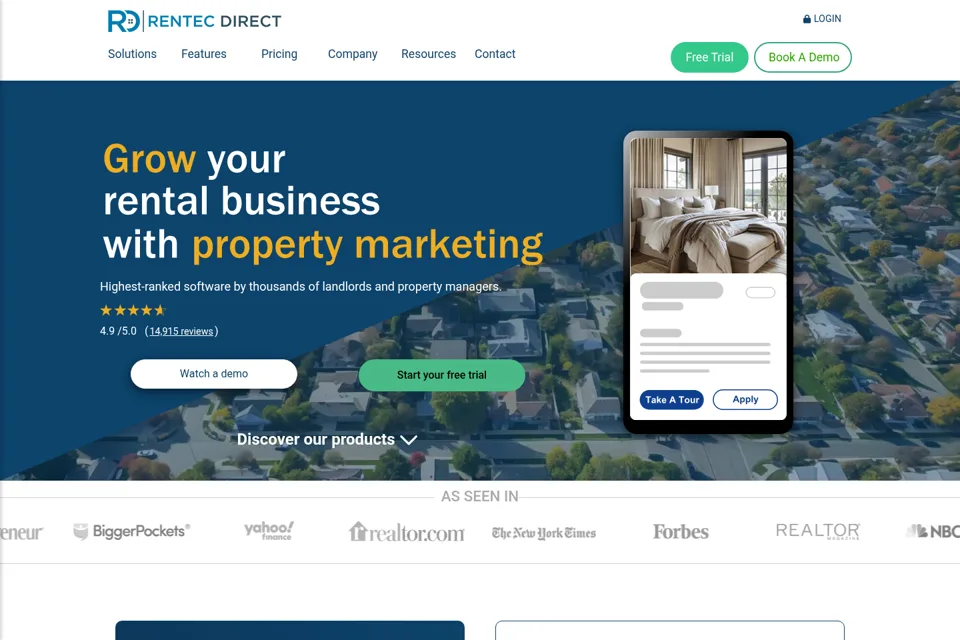 Landing page preview