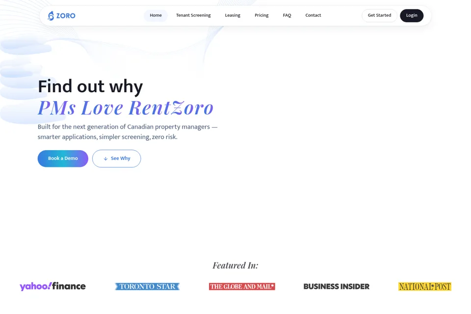 Landing page preview